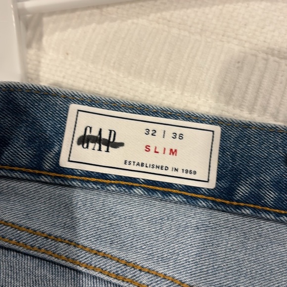 GAP Jeans Mens Slim 32x36 - Picture 6 of 7